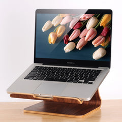 SamDi Artistic Wood Grain Desktop Heat Radiation Holder Stand Cradle for Apple Macbook, ASUS, Lenovo, Walnut, White Birch