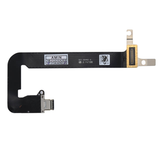Power Connector Flex Cable for Macbook 12 inch A1534 (2016) 821-00482-A , For Macbook 12 A1534 2016