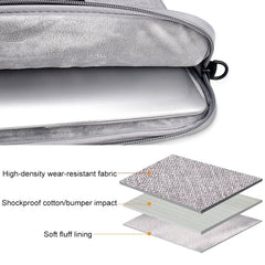 ST03S 15.4 inch Double Side Pockets Wearable Oxford Cloth Soft Handle Portable Laptop Tablet Bag