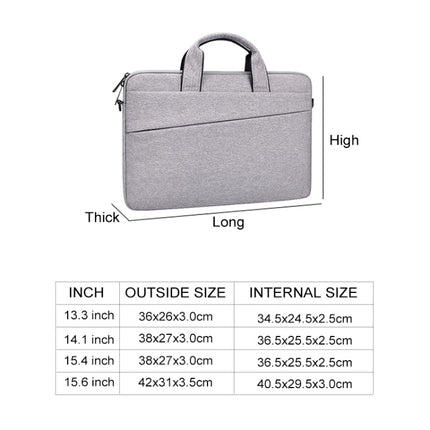 ST03S 15.4 inch Double Side Pockets Wearable Oxford Cloth Soft Handle Portable Laptop Tablet Bag