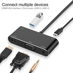 USB-C / Type-C to HDMI /VGA /USB 3.0 /PD Converter