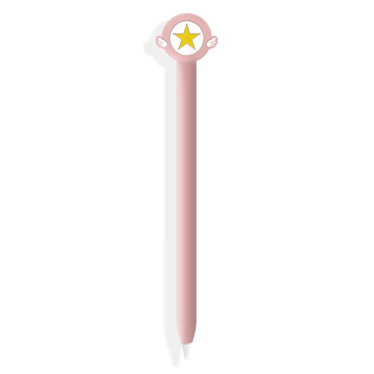 Niedliche Cartoon-Silikon-Schutzhülle für Apple Pencil 2 (Katzenkralle Pink), für Apple Pencil 2