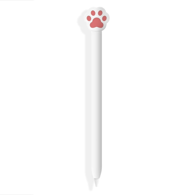 Niedliche Cartoon-Silikon-Schutzhülle für Apple Pencil 2 (Katzenkralle Pink), für Apple Pencil 2