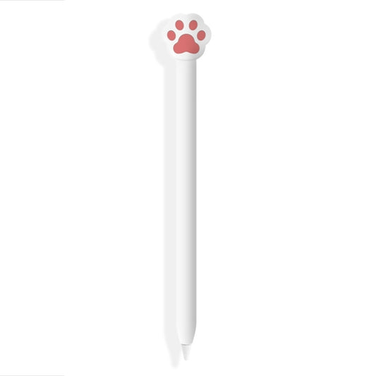 Cute Cartoon Silicone Protective Cover for Apple Pencil 2(Cat Claw Pink), For Apple Pencil 2