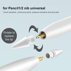 2 Stück Original-Stiftspitzen für Apple Pencil 1/2, Stiftspitzen (2 Stück)