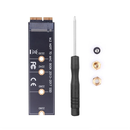 M.2 PCIE NVME SSD to Mac Book Air Pro 2013-2017 SSD Hard Drive Adapter Board For A1465 A1466 A1398 A1502, M.2 PCIE NVME SSD to SSD