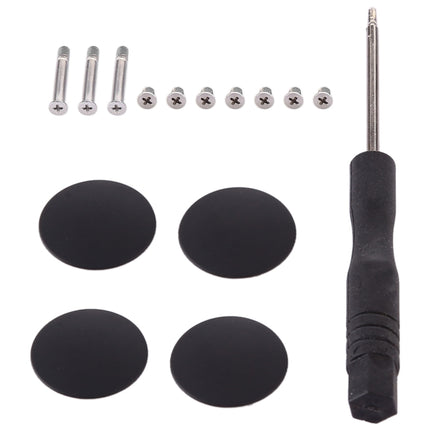 3 in 1/Set Bottom Rubber Cooling Mat + Screws + Screwdriver for Macbook Pro A1278 A1286 A1297, A1278