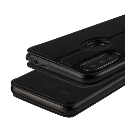 HOMTOM Spring Texture Horizontal Flip Leather Case for HOMTOM C2 with Holder