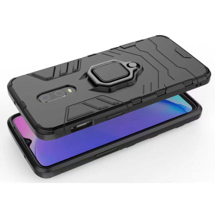 PC + TPU Shockproof Protective Case with Magnetic Ring Holder for OnePlus 7