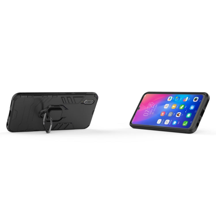PC + TPU Shockproof Protective Case for Vivo Y97, with Magnetic Ring Holder