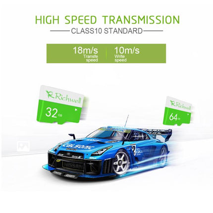 Richwell 32GB Class 10 Micro SD Card – High-Speed TF Memory Card