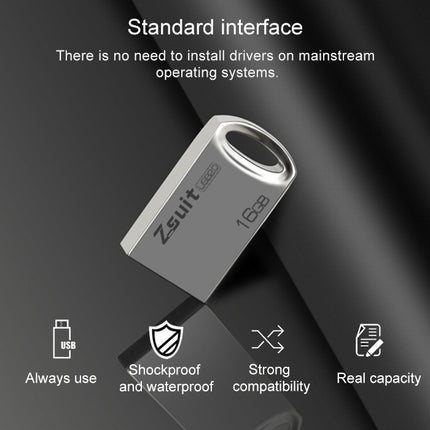 Zsuit 16GB USB 3.0 Mini Metal Ring Shape USB Flash Disk, 16GB USB 3.0