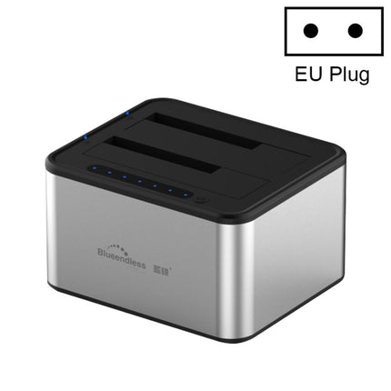 Blueendless 2,5/3,5 Zoll SATA USB 3.0 2 Bay Offline-Kopierfestplatten-Dock