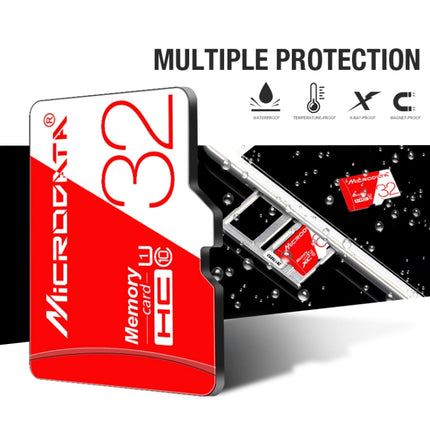 Tarjeta de memoria Microdata U1 de alta velocidad, color rojo y blanco, TF (Micro SD), 16 GB