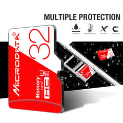 MICRODATA 16 GB High Speed ​​U1 Rot und Weiß TF (Micro SD) Speicherkarte, 16 GB