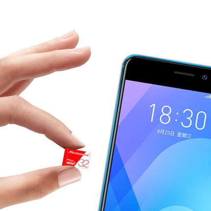 MICRODATA 32GB High Speed U1 Red and White TF(Micro SD) Memory Card, 32GB