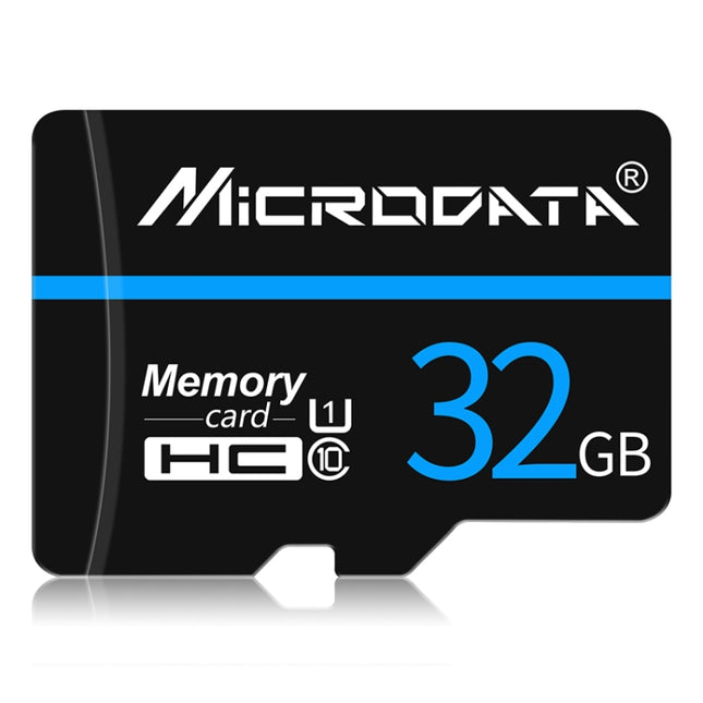 MICRODATA 32GB U1 Blue Line and Black TF Memory Card, 32GB