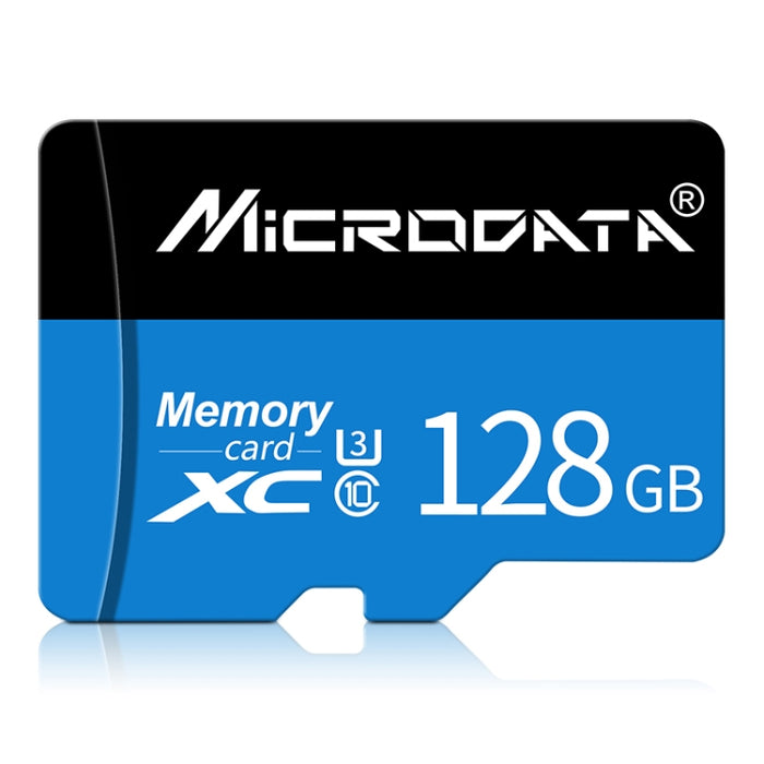 MICRODATA 128GB U3 Blue and Black TF Memory Card, 128GB