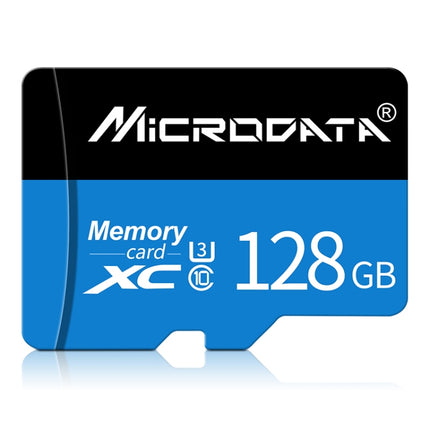 MICRODATA 128GB U3 Blue and Black TF Memory Card, 128GB