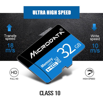 MICRODATA 128GB U3 Blue and Black TF Memory Card, 128GB