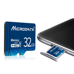 MICRODATA 16GB U1 Blue TF(Micro SD) Memory Card, 16GB