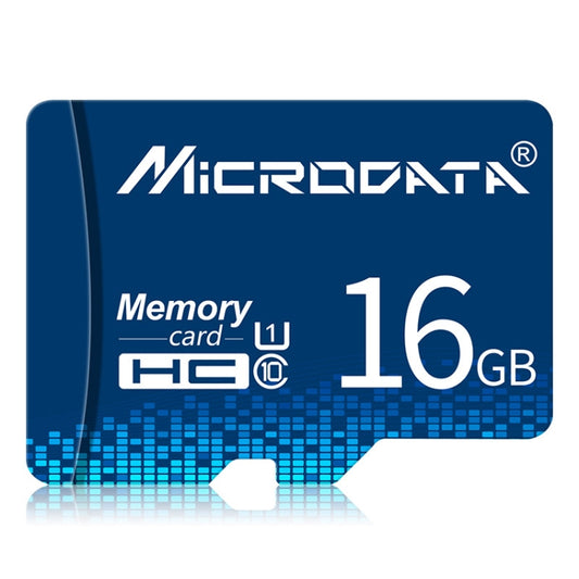 MICRODATA 16GB U1 Blau TF (Micro SD) Speicherkarte, 16GB