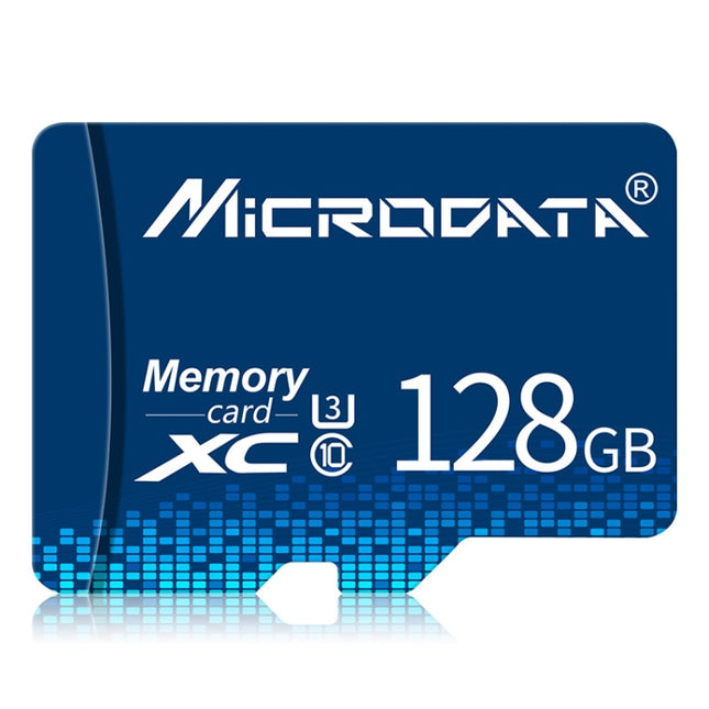MICRODATA 128GB U3 Blue TF Memory Card, 128GB