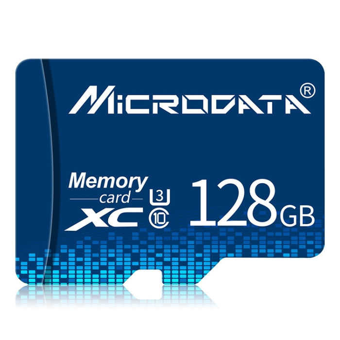 MICRODATA 128GB U3 Blue TF Memory Card, 128GB