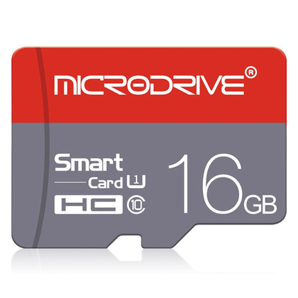 Microdrive 16GB High Speed Class 10 Micro SD(TF) Memory Card, 16GB