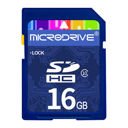 Microdrive 16GB High Speed Class 10 SD Memory Card for All Digital Devices with SD Card Slot, 16GB