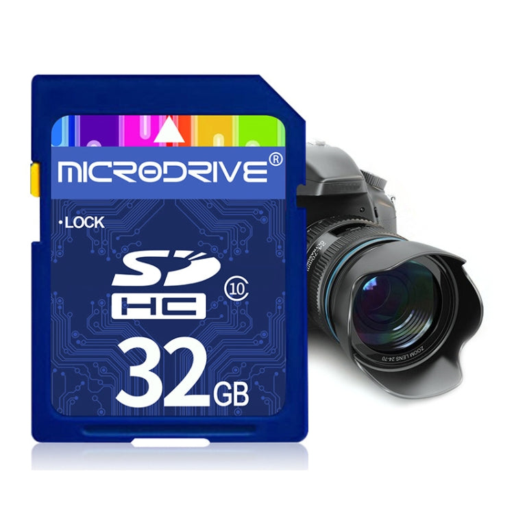 Microdrive 32GB High Speed Class 10 SD Memory Card for All Digital Devices with SD Card Slot, 32GB