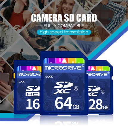 Microdrive 64GB High Speed Class 10 SD Memory Card for All Digital Devices with SD Card Slot, 64GB