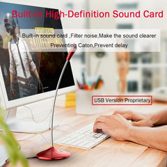 Compatible with PC / Mac for Live Broadcast, Show, KTV, etc., BK USB Port/Red, BK USB Port/White, BK USB Port/Black