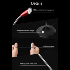 Compatible with PC / Mac for Live Broadcast, Show, KTV, etc., BK USB Port/Red, BK USB Port/White, BK USB Port/Black