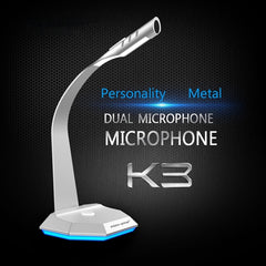 Compatible with PC / Mac for Live Broadcast, Show, KTV, etc, K3 3.5mm Port