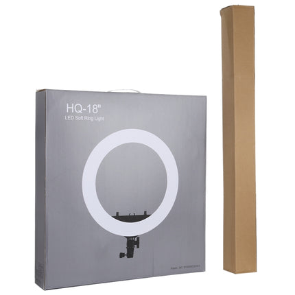 18 inch 55W Two-speed Dimmable Anchor Photography Self-timer LED Ring Fill-in Light with Tripod