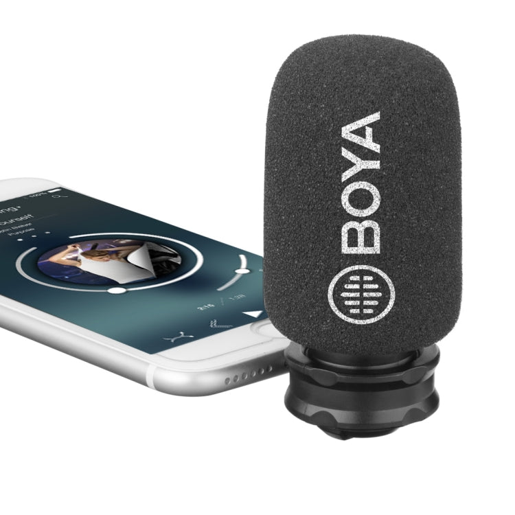 BOYA BY-DM200 8 Pin Interface Plug Condenser Live Show Video Vlogging Recording Microphone for iPhone, BY-DM200