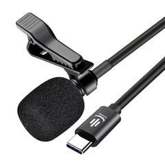 YICHUANG YC-LM10 USB-C / Typ-C Kondensator-Lavaliermikrofon mit intelligenter Rauschunterdrückung, Kabellänge: 1,5 m, YC-LM10