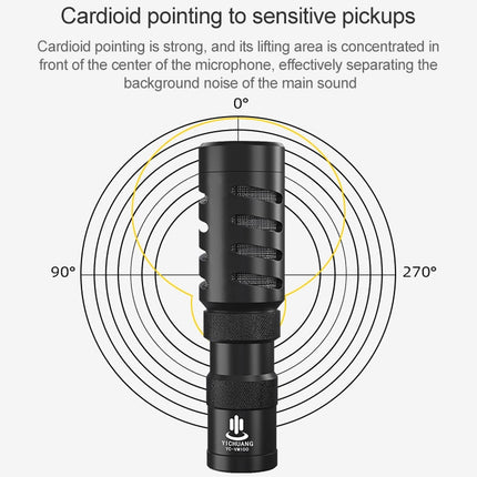 YICHUANG YC-VM100 3.5mm Port Portable Pointing Noise Reduction Microphone
