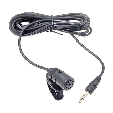 ZJ002MR Mono 3,5 mm gerader Stecker Auto-Sonnenblende Drahtloses Dolmetscher-Reiseführer-Megaphon Lavalier-Kabelmikrofon, Länge: 3 m, Mono 3,5 mm