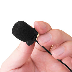 ZJ002MR Stereo 3.5mm Straight Plug Car Sun Visor Wireless Interpreter Tour Guide Megaphone Lavalier Wired Microphone, Length: 3m, Stereo 3.5mm