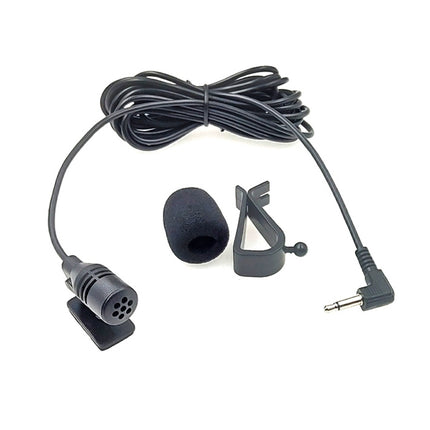 ZJ015MR Mono 2.5mm Angle Head Plug Car Navigation DVD External Paste Microphone, Length: 3m, Mono 2.5mm Angle Head