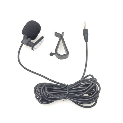 ZJ015MR Mono 3.5mm Straight Plug Car Navigation DVD External Paste Microphone, Length: 3m, Mono 3.5mm Straight