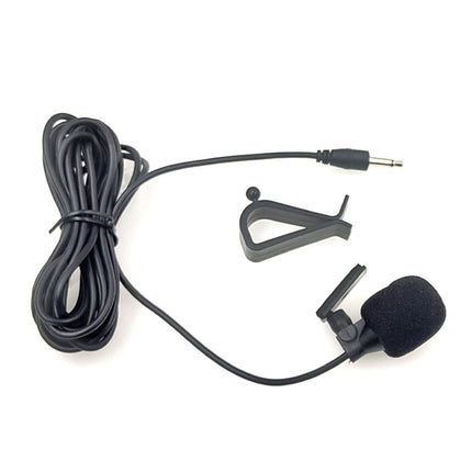 ZJ015MR Mono 3.5mm Straight Plug Car Navigation DVD External Paste Microphone, Length: 3m, Mono 3.5mm Straight