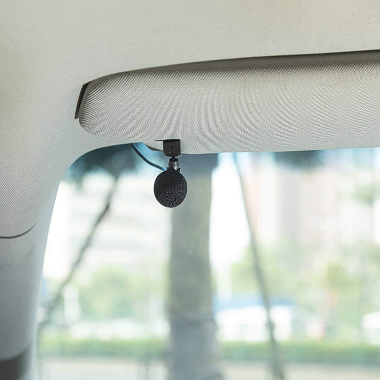 ZJ015MR Mono 3.5mm Straight Plug Car Navigation DVD External Paste Microphone, Length: 3m, Mono 3.5mm Straight