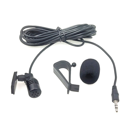 ZJ015MR Stereo 2.5mm Straight Plug Car Navigation DVD External Paste Microphone, Length: 3m, Stereo 2.5mm Straight