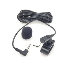 ZJ025MR Stick-on Clip-on Lavalier Mono Microphone for Car GPS / Bluetooth Enabled Audio DVD External Mic, Cable Length: 3m, 90 Degree Elbow 2.5mm Jack, Elbow 2.5mm Jack Mono