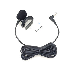 ZJ025MR Stick-on Clip-on Lavalier Mono Microphone for Car GPS / Bluetooth Enabled Audio DVD External Mic, Cable Length: 3m, 90 Degree Elbow 2.5mm Jack, Elbow 2.5mm Jack Mono