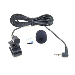 ZJ025MR Stick-on Clip-on Lavalier Stereo Microphone for Car GPS / Bluetooth Enabled Audio DVD External Mic, Cable Length: 3m, 90 Degree Elbow 2.5mm Jack, Elbow 2.5mm Jack Stereo