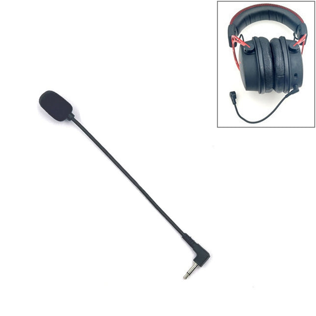 ZJ033MR-03 19 cm Mono 3,5 mm Winkelkopfstecker Gaming-Headset Soundkarte Live-Mikrofon, 17 cm Mono-Winkelkopf